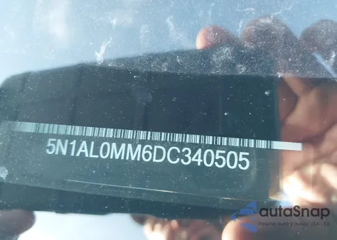 2013 Infiniti Jx35 из США, поврежденный, VIN 5N1AL0MM6DC340505